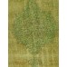 Yellow Handmade Vintage Overdyed Turkish Carpet